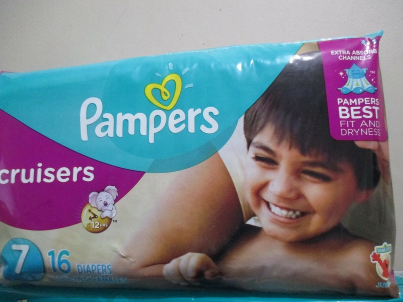 Vintage 1 pack of 16 pampers Size 7 Cruisers Diapers with Sesame Street designs!