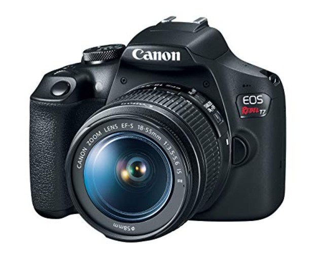 Canon EOS Rebel T7 DSLR Camera with 18-55mm Lens | Built-in Wi-Fi | 24.1 MP CMOS Sensor | DIGIC 4+ Image Processor and Full HD Videos - 18-55mm
