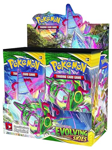 Pokémon TCG: Sword & Shield Evolving Skies Booster Box, Size: 4. Booster Display - Sword & Shield 7 Evolving Skies: Booster Display - 4. Booster Display