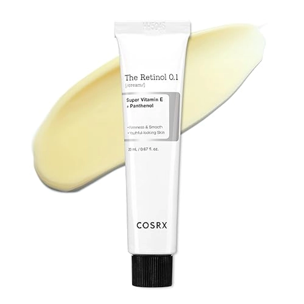 COSRX Retinol Cream, 0.67 Oz, Anti-aging Eye & Neck Cream with Retinoid Treatment to Firm Skin, Reduce Wrinkles, Fine Lines, Signs of Aging, Gentle Daily Korean Skincare (Retinol 0.1% Cream)