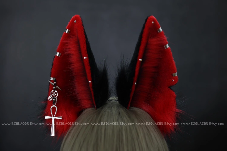 Blood Wolf Ears and Tail