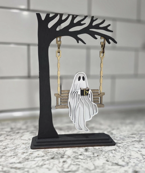 Chilling Ghost Halloween Decor - Cute Ghost Decor - Fall Decor - Summerween - Bookshelf Decor - Ghost Decor - Spooky Vibes - Halloween