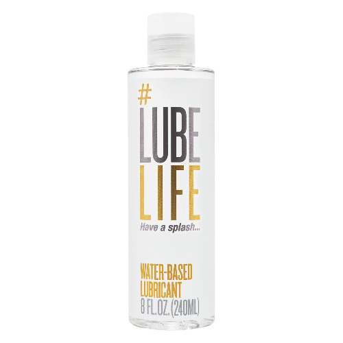 Lube Life Water-Based Personal Lubricant, Lube for Men, Women and Couples, Non-Staining, 8 Fl Oz - Original 8 Fl Oz (Pack of 1)