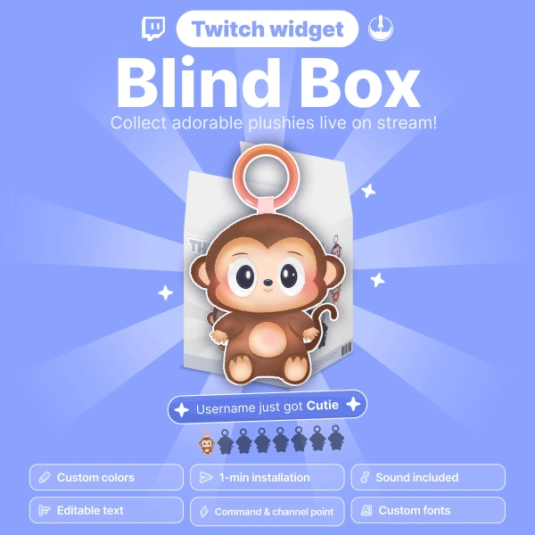 Twitch Blind Box Widget – Interactive Twitch Overlay