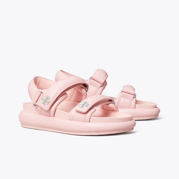 TB x BonBon Kira Sport Padded Sandal in pink, size 9