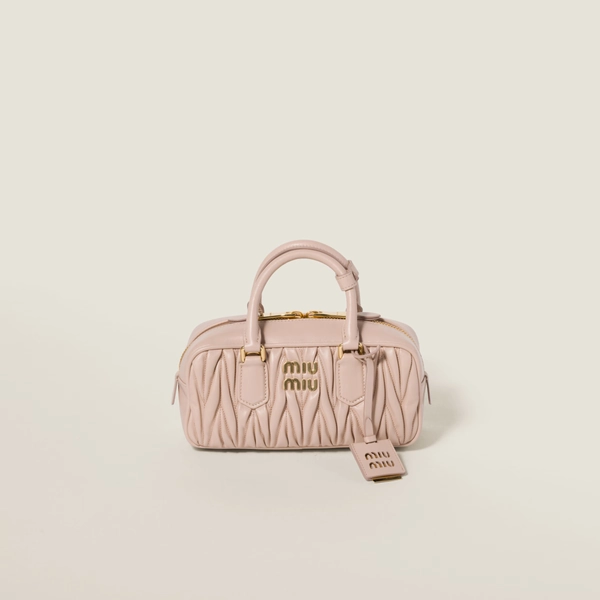 Arcadie matelassé nappa leather bag