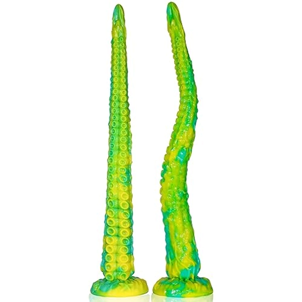 DEPAREE Long Dildo Anal Sex Toys - 13"" Long Anal Plug, Monster Huge Dildo Silicone Adult Toys with Strong Suction Cup, Soft Dildo Easy to Clean Big Dildo Adult Sex Toys & Games