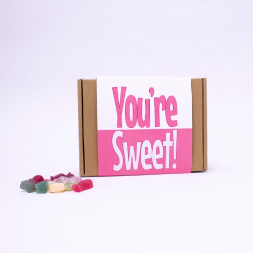 'You're Sweet!' - Assorted Sweet Box - Assorted Fizz & Gummy Mix