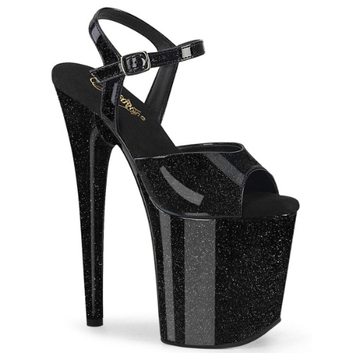 Pleaser Flamingo-809GP | Black / 7