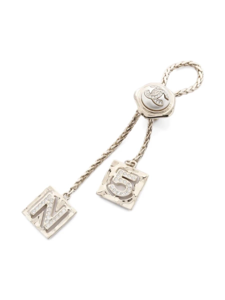 CHANEL Pre-Owned 1986-1988 Interlocking CC brooch | One Size