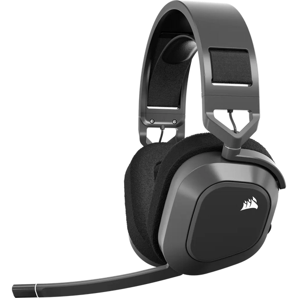 Corsair HS80 MAX WIRELESS Gaming Headset, Steel Gray