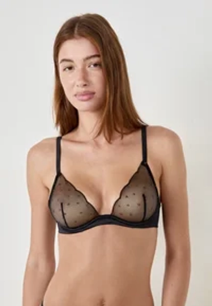 DIVINE - Reggiseno a balconcino - black