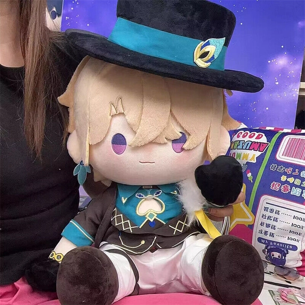 Honkai: Star Rail Aventurine Plush Doll Kakavasha Sitting Pose Stuffed Toy 40cm