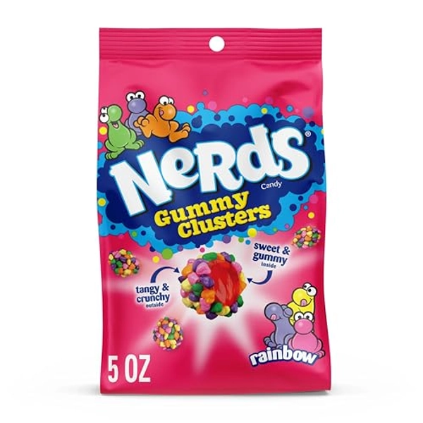 Nerds Gummy Clusters Chewy Candy, 5 Oz (141g) Bag