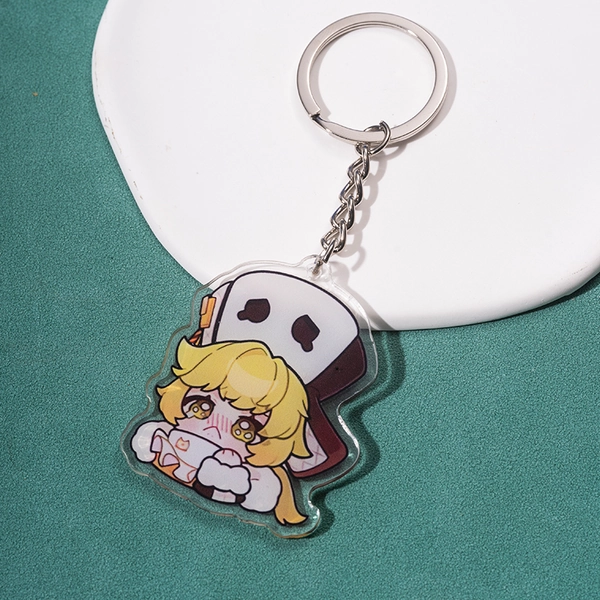 Cute Honkai Star Rail Keychains Kawaii Star Rail Phone Charm - O