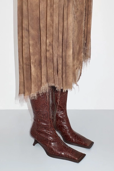 Alfreda Brown Tall Boots