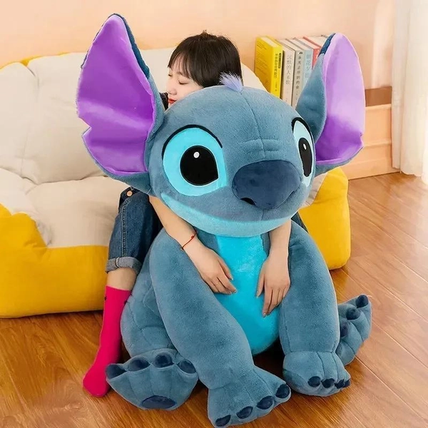 Giant 80cm Disney Lilo &amp; Stitch Stuffed Doll Kids Toys Cartoon Pillow 8075