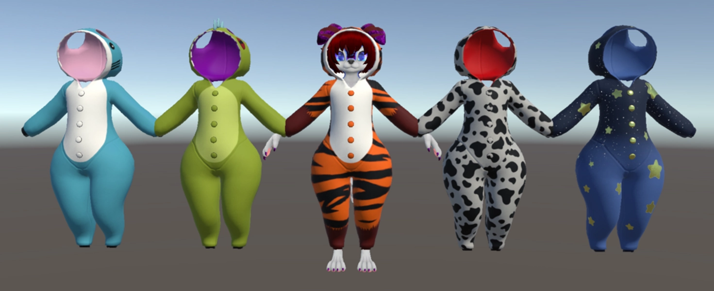 Arflin Onesie/Kigurumi pajamas for VRChat