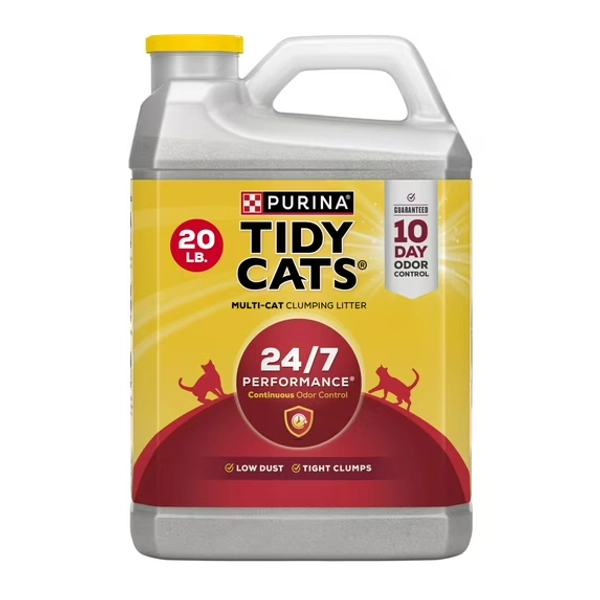 Purina Tidy Cats 24/7 Clumping Cat Litter, Low Dust, Deodorizing, 20 lb. Jug