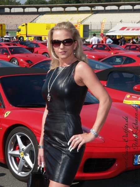 Leather Dress - Short Sleeve