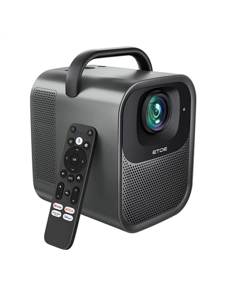 ETOE D2 Pro Proiettore, 300 ANSI, Android TV 10,...