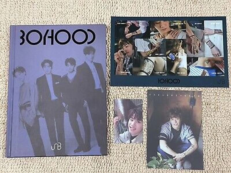 UNB - BOYHOOD - 1st Mini Album w/ Jun photocard, Feeldog postcard, stickers KPOP  | eBay
