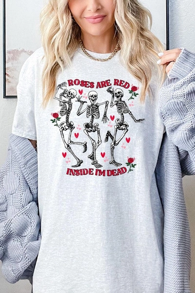 Roses are Red Tee - SAND / 2X