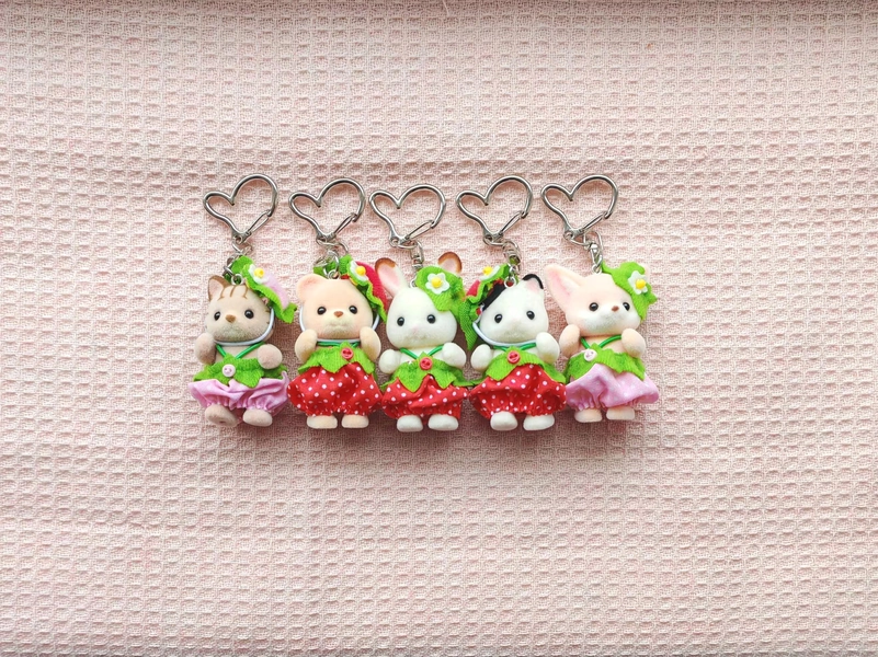 Fox - Sylvanian Family Keyring|Very Berry Babies