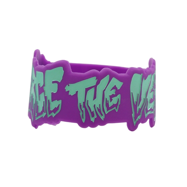 Pierce the Veil Purple and Green Bracelet