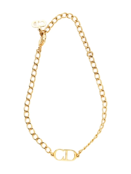 Christian Dior Pre-Owned 1990-2000s CD-logo chain bracelet | One Size
