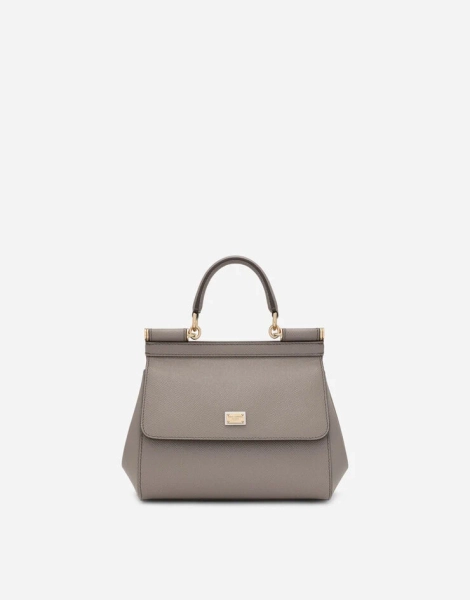 Medium Sicily handbag in Dauphine leather