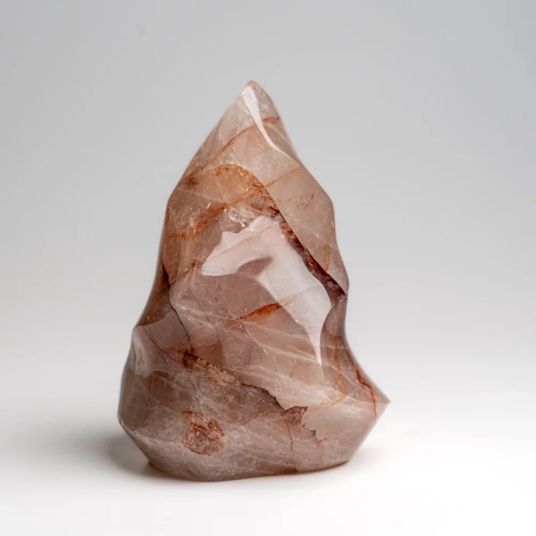 Genuine Polished Strawberry Quartz Flame Freeform (2 lbs)