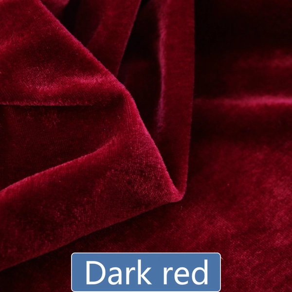 Thick Velvet Fabric for Curtain Dinnercloth Background Upholstery Cover By Meter