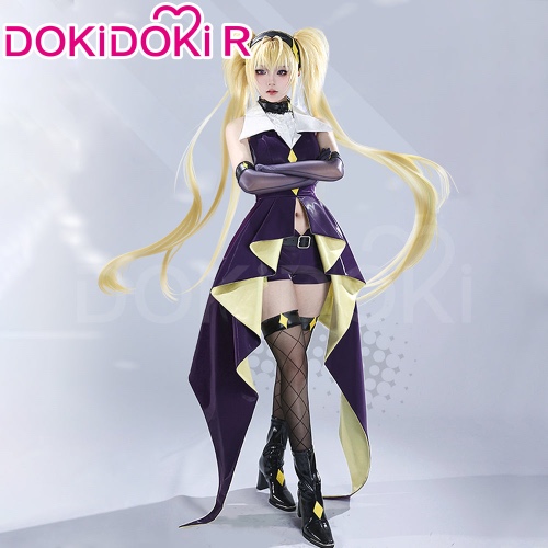 DokiDoki-R Cosplay Anime Shugo Chara Cosplay Tsukiyomi Utau Dark Jewel Costume Women | S-Order Processing Time Refer to Description Page