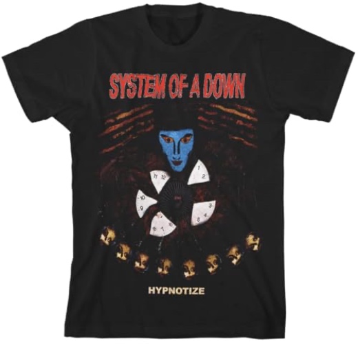 System Of A Down Unisex-Adult Hypnotize T-Shirt - XX-Large - Black