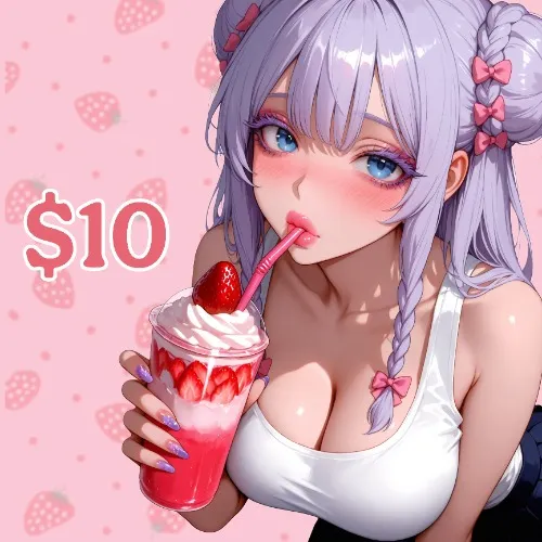 Strawberry milkshake🥤