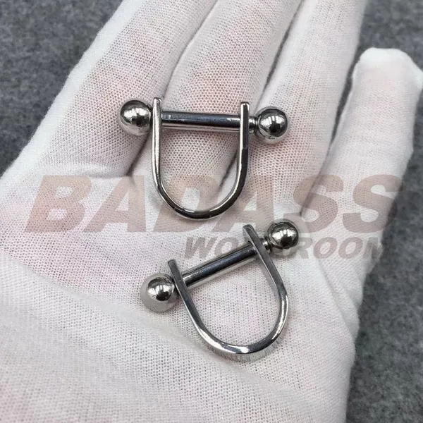Custom Stainless Steel/ Titanium Nipple Stirrup