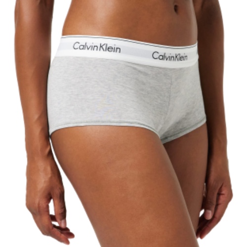 Calvin Klein Damen Hipster Boyshort mit Stretch