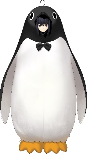 Alice penguin onesie