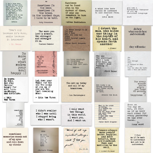 60Pcs/Set Retro Inspirational Quotes Series  Stickers 