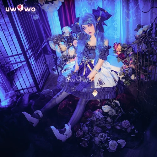 Uwowo gwen cosplay collab serie: spiel lol liga der legenden gwen cosplay outfit halloween kostüme - AliExpress 200000532