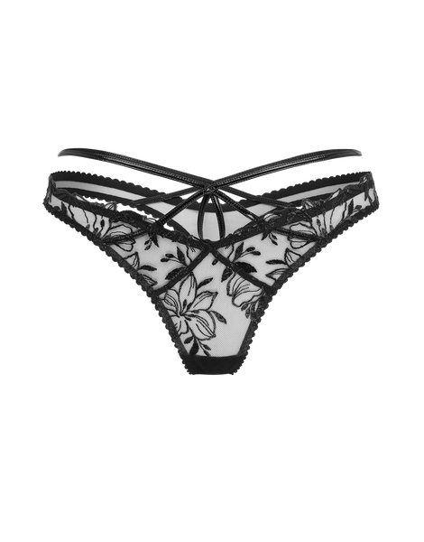 Ozella Thong in Black | Agent Provocateur All Lingerie