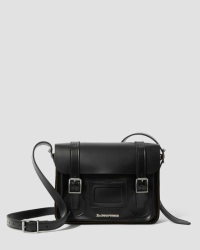 DR MARTENS 11 Inch Kiev Smooth Leather Satchel