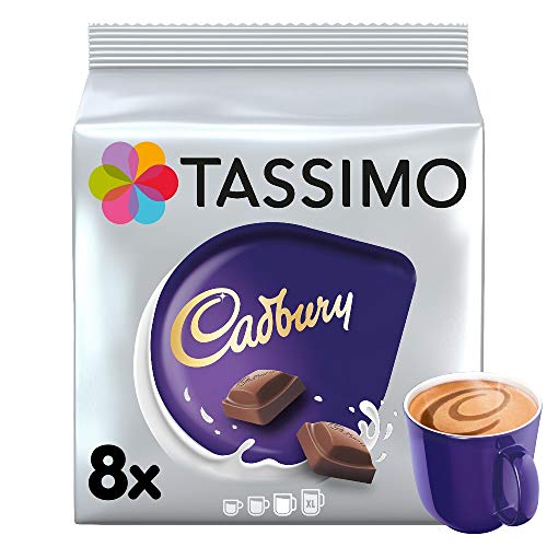 Tassimo Cadbury Hot Chocolate Pods x8 (Pack of 5, Total 40 Drinks) - Single