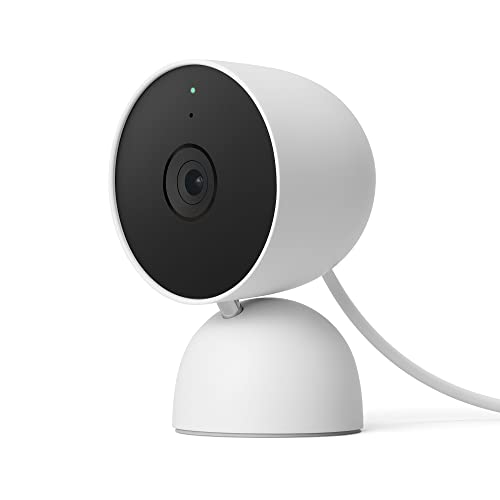 Google GJQ9T Nest Cam (Indoor, Wired) Security Camera - Smart Home WiFi Camera - Indoor Wired