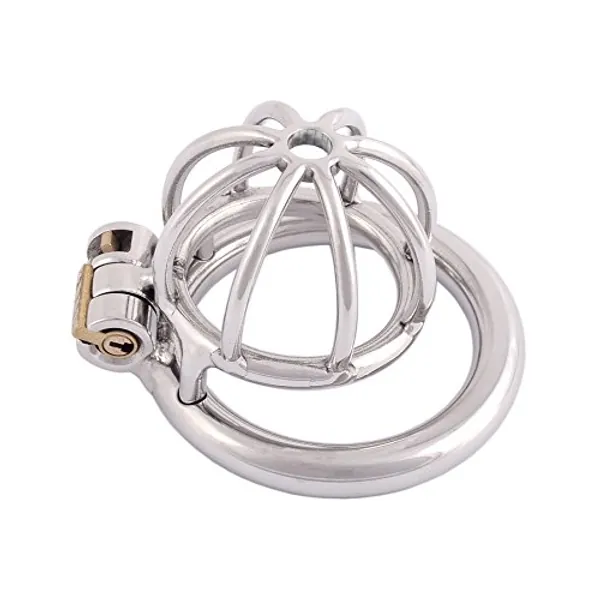 TERNENCE Metal Male Chastity Device Small 304 Steel Stainless Comfortable Cock Cage Adult Game Sex Toy D255 (2.17 inch/ 55mm)
