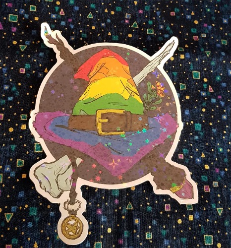Witch Pride Holo Sticker