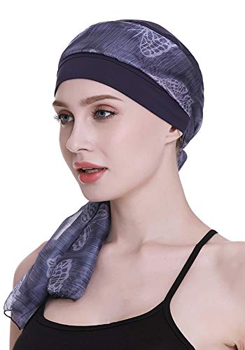 Chemo Cap for Cancer Hair Loss - Navy