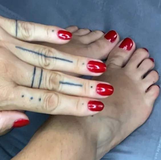 new manicure and pedicure