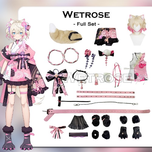 Mococo Kimono Cosplay Full Set